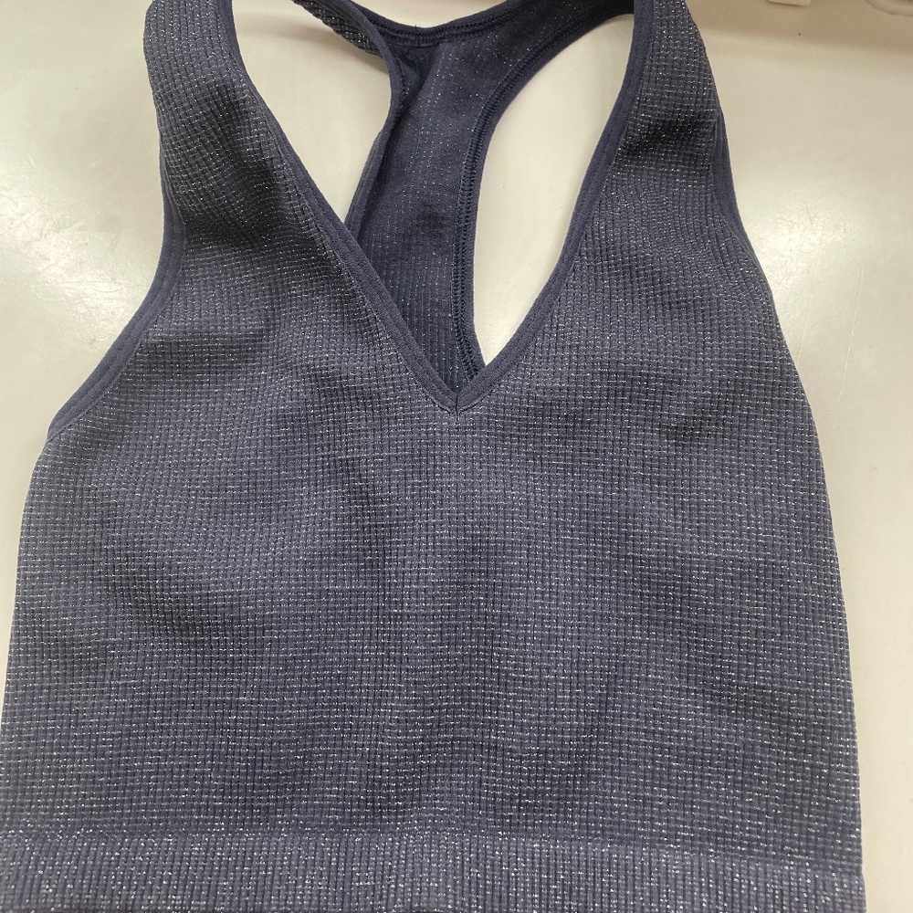 Free people glittery tank top